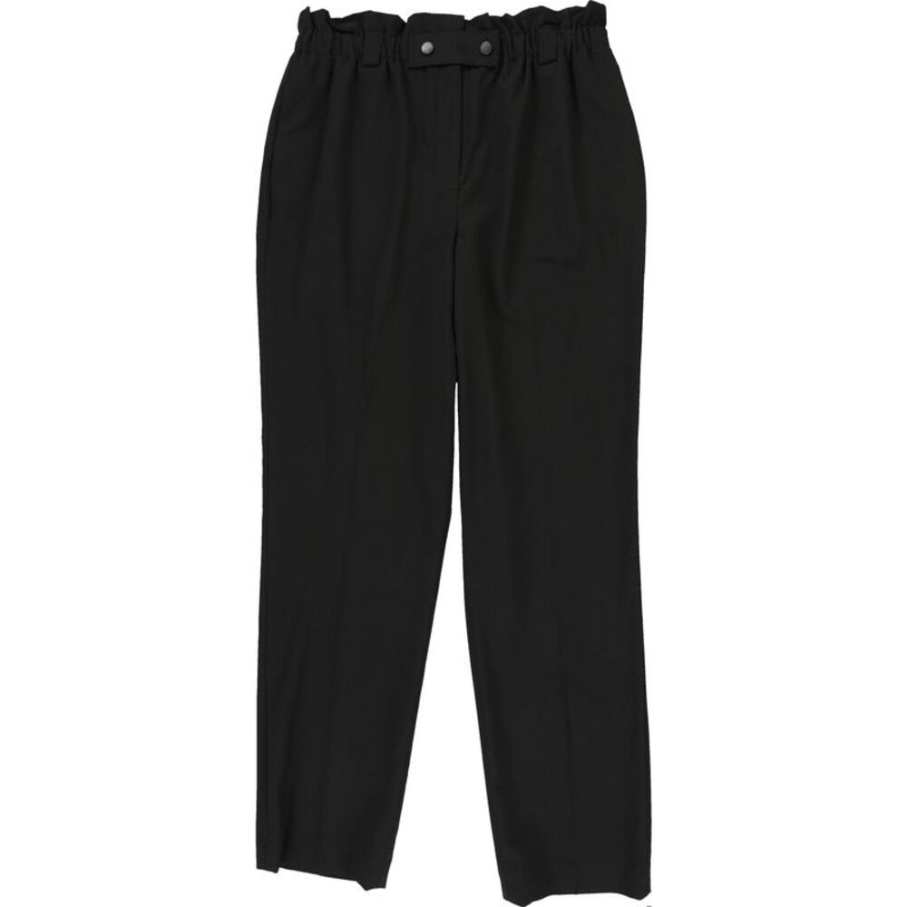 DKNY Womens Ruffled Waist Casual Trouser Pants, NWT
